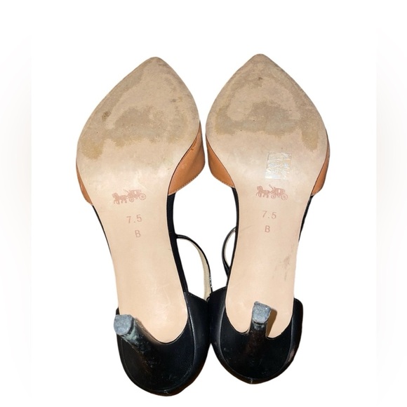 Coach Woman's Seline Matte Calf High Heels - Picture 7 of 7